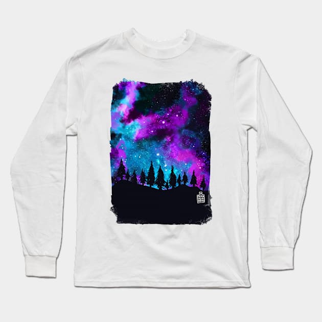 Galaxy Art Long Sleeve T-Shirt by MiltonVilasB